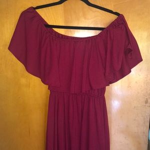 Women’s Off-the-shoulder Maxi Dress